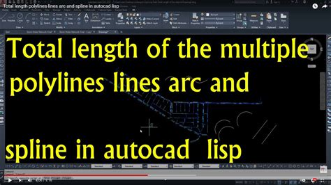 measure polyline autocad|How to get the total length of lines or polylines in AutoCAD.